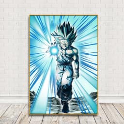 Japanese Surrounding Anime Dragon Ball Canvas Poster Print Super Saiyan Kakarot Vegeta Mural Art Decoration Picture Wall Prints