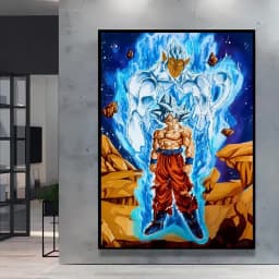 Canvas Wall Art Goku Cuadros Best Gifts Dragon Ball Classic Poster Home Living Room Hanging Modular Painting Kid Action Figures