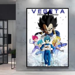 Canvas Wall Art Goku Cuadros Best Gifts Dragon Ball Classic Poster Home Living Room Hanging Modular Painting Kid Action Figures