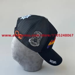 Hot Sale American Trend Hat GOD SPEED Letter print Embroidery Streetwear Baseball Caps Unisex Hip Hop Outdoor Mesh Hats Sun Caps