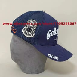 Hot Sale American Trend Hat GOD SPEED Letter print Embroidery Streetwear Baseball Caps Unisex Hip Hop Outdoor Mesh Hats Sun Caps