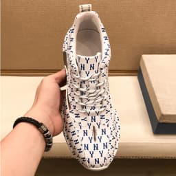 Brand Men Sneakers Fashion Print Casual Shoes Men Breathable Lace Up Running Shoes Luxury High Quality Men Sport Shoes 2026 New