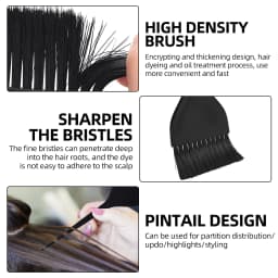 Arc Shaped Hair Dye Brush Plastic Hair Coloring Applicator Brushes Comb Barber Dyeing Tools Salon Styling Accessories