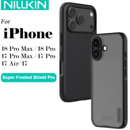 Nillkin For iPhone 18 Pro Max 17 Pro Max 17 Pro 18Pro Frosted Shield Pro Case PC+TPU Airbags Shockproof Anti-Scratch Phone Cover