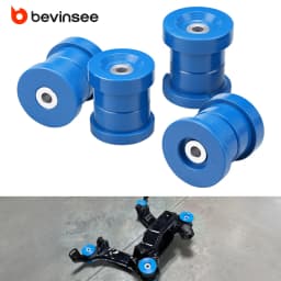 BEVINSEE 95A Polyurethane Rear Subframe Bushing Kit for BMW E36 3 Series 1992-1999 Non-TI, Replace 33319059300,33319059301