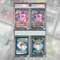 DIY Proxy PTCG Graded Collection Card Mew Vmax Secret Sword&shield Fusion Strike 269/264 English GEM MT10 Holographic Label Gift