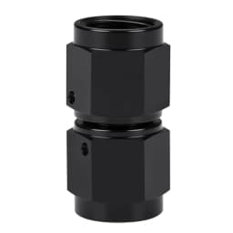 Universal AN6 AN8 AN10 Female To Female Union Aluminum Straight Swivel Hose End Fitting Adaptors Anodized Oil Cooler Connectors
