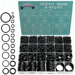 1020pcs Boxed Nitrile O-Ring Repair Kit Sealing Ring Set