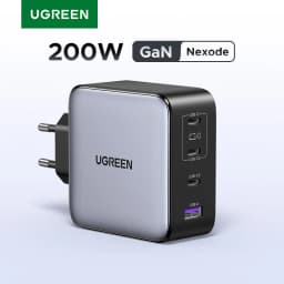 UGREEN 200W Travel GaN Charger PD 3.1 140W QC4.0 3.0 Quick Charge For Macbook Pro Laptops iPhone 18 17 Samsung S26 Xiaomi Tablet