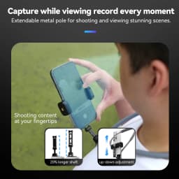 TELESIN Neck Mount Phone Clip 360° Rotation POV Phone Hold for Iphone 15 14 13 12 11 10 SAMSUNG HUAWEI XIAOMI Phone Accessories