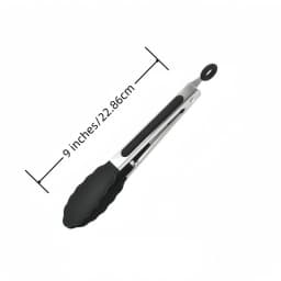 Stainless Steel Kitchen Tongs with Silicone Tips 7/9/12Inch Food Silicone Tongs for Meat BBQ Salad Bread Frying Serving Baking