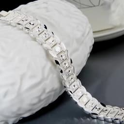 925 Sterling Silver 8-inch Classic Bracelet, Suitable for Men and Women, Wedding and Engagement Jewelry