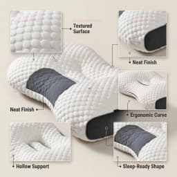 Orthopedic Cervical Support Pillow Household Sleep Pillow Relieve Neck Fatigue Comfort Travel Neck Pillow Help Protect Cervical