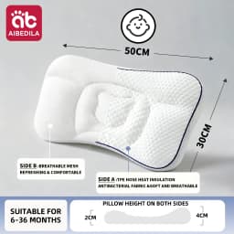 AIBEDILA Baby Pillows for Newborns Neck Pillow Newborn Baby Things Children's Orthopedic Travel Pillow Bedding Mother Kids Items