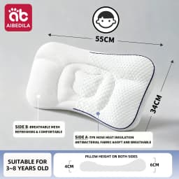 AIBEDILA Baby Pillows for Newborns Neck Pillow Newborn Baby Things Children's Orthopedic Travel Pillow Bedding Mother Kids Items