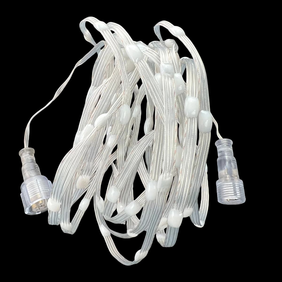 DC5V 12V WS2815/WS2818 Pebble Seed LED Pixel String Light RGB Addressable IP67 Clear Wire 5cm/10cm Pitch 50ct/100ct/200ct Long