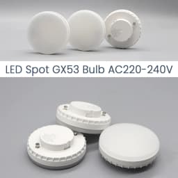 1-10pcs GX53 LED Bulb 5W 7W 9W 12W 15W 220V Reflector Disc Frosted Puck Light Cool Lighting 6000k LedS Lamp Lampara Foco