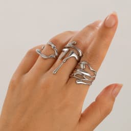 Fashion Gold Color Flower Crystal Imitation Pearl Open Ring for Women Engagement Party Gift Temperament Jewelry 2024 