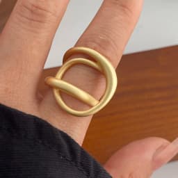 925 Sterling Silver Rings for Women Couple Minimalist Handmade Simple Big Circle Ring Fine Jewelry Gift Prevent Allergy
