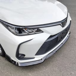 Front Bumper Spoiler for Toyota Corolla Sedan 2019-2023 Protector Plate Lip Body Kit Carbon Surface Decorative Strip Chin Shovel