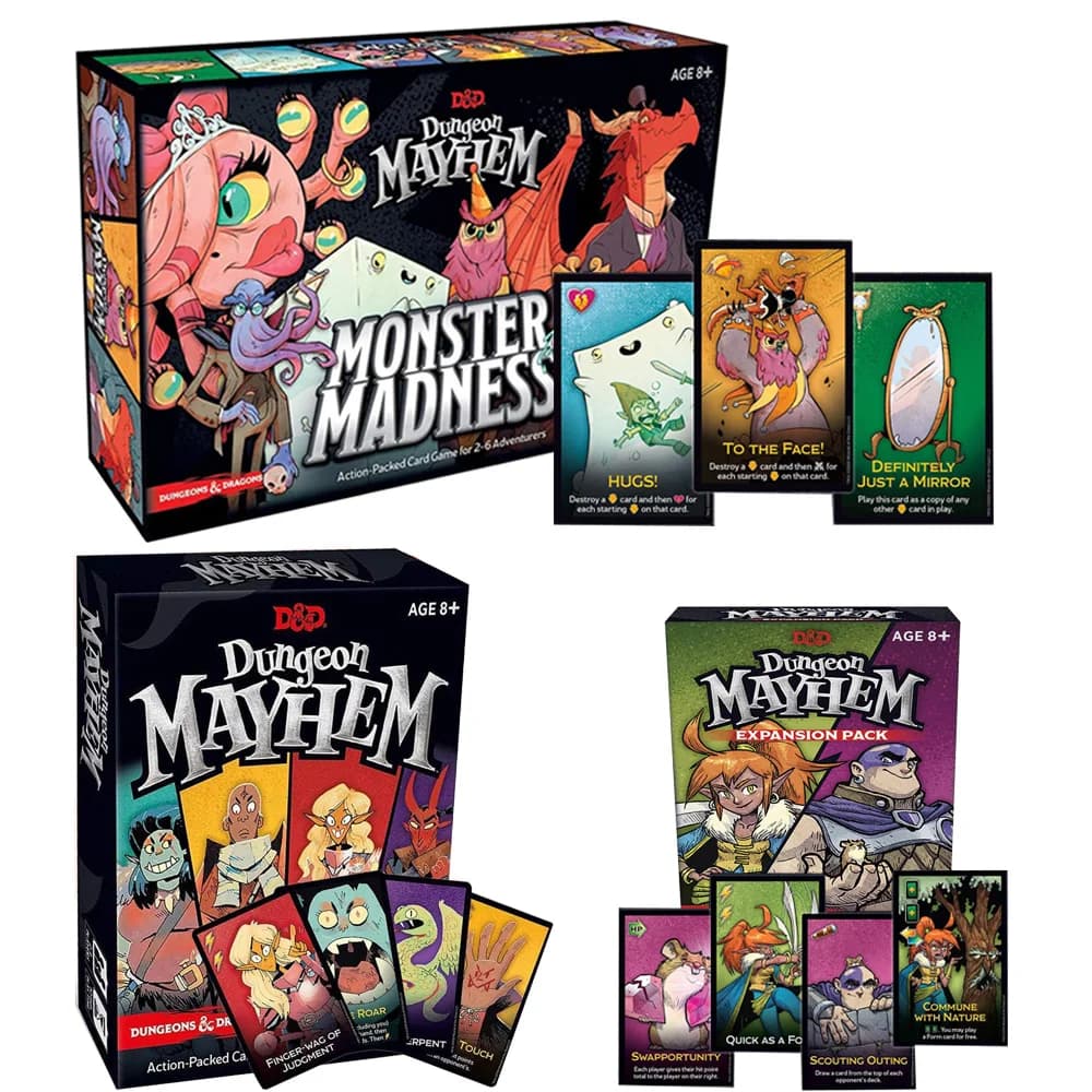 Dungeon Mayhem Dungeons Dragons Card Game Monster Madness Board Game Party Game for Friends and Family