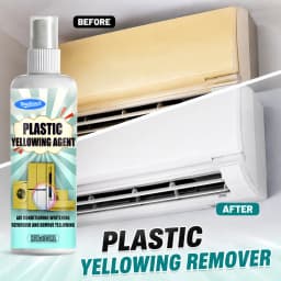 Refinish Plastics Spray - Restore Color & Remove Yellowing - Smooth Finish for Yellow-Stained Plastic