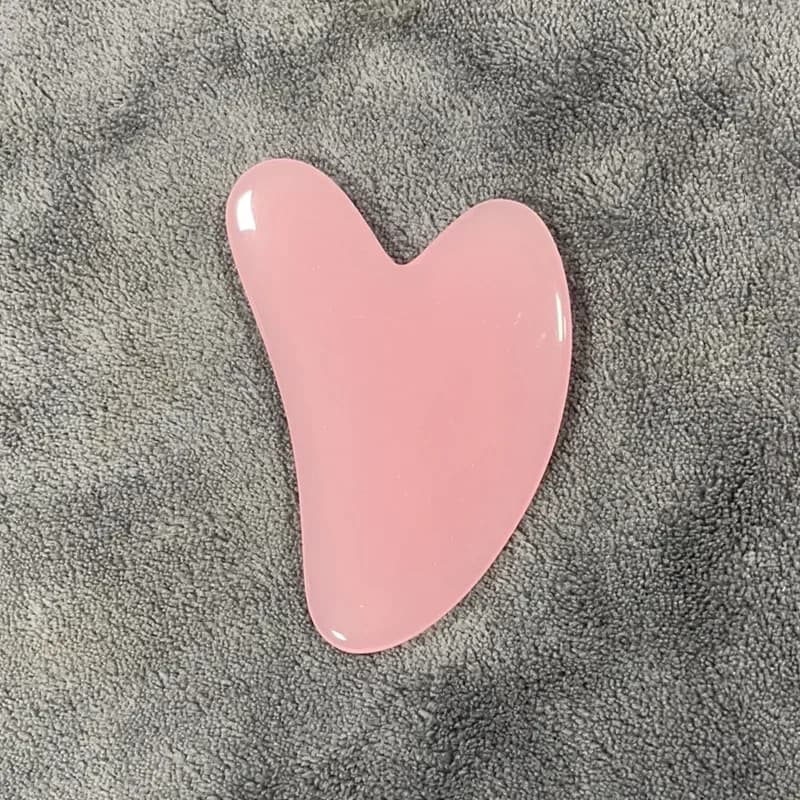 Natural Resin Gua Sha Scraper Board Rose Quartz Scraper Facial Lifting Anti-Wrinkle Massage Board Body Beauty Spa Massage