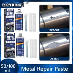 100g Liquid Metal Filler A+B Set Adhesive Metal Bonding Repair For Cast Iron Radiator Cold Weld High Heat Resistant Repair Paste