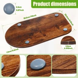 1 Pc Wood/Acrylic Mixer Slider Mat Mixer Appliance Slider Tray Easy to Move Mixer Appliance Slider Trays for Kitchen Countertop