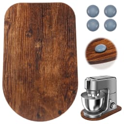 1 Pc Wood/Acrylic Mixer Slider Mat Mixer Appliance Slider Tray Easy to Move Mixer Appliance Slider Trays for Kitchen Countertop
