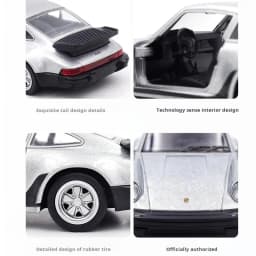 1/36 Porsche 911 Turbo Racing Car Model Toy Simulated Alloy Miniature Diecast Pull Back Collect Kid Birthday Gift Ornament Recom
