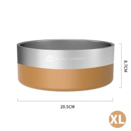 Super Design Stainless Steel Pet Bowl, Cat Bowl, Large-Diameter Dog Bowl, Dog Basin, Anti-Knock Slow Food Bowl