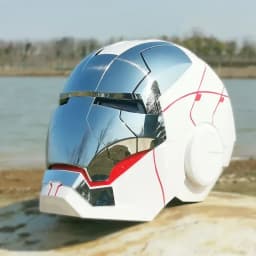 Iron Man Mk50 Helmet Automatic 1:1 Machine Avengers Cosplay Electric Open Close English Voice Remote Control Toy Christmas Gift