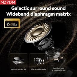 YX30 TWS Wireless Earbuds LED Touch Control Bluetooth 5.4 In-Ear Sport Headphones ENC Noise Cancelling With Mic