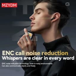YX30 TWS Wireless Earbuds LED Touch Control Bluetooth 5.4 In-Ear Sport Headphones ENC Noise Cancelling With Mic