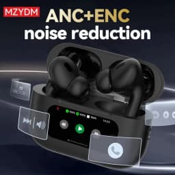 YX30 TWS Wireless Earbuds LED Touch Control Bluetooth 5.4 In-Ear Sport Headphones ENC Noise Cancelling With Mic