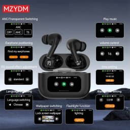 YX30 TWS Wireless Earbuds LED Touch Control Bluetooth 5.4 In-Ear Sport Headphones ENC Noise Cancelling With Mic