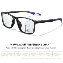 Men Women Reading Glasses Photochromic Classic Square Far Sight Presbyopic Glasses Anti Blue Light Blocking Ultralight Eyewear