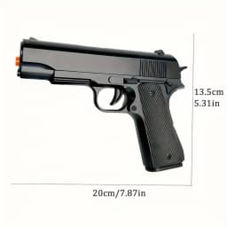 Manual Blaster Pistol - Toy Gun Pistol Without Charge, For Backyard Fun and Outdoor Team Shooting Games (Without Water Beads)