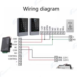 TTLOCK wifi K3W/K3FW Fingerprint Access Control Keypad 13.56Mhz RFID Card Nfc No need for network hub G2