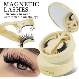 New 1 Pair Cat Eye Magnetic Eyelashes Set With Tweezers Natural Light Eyelash Extension Tools Reusable False Eyelashes Makeup