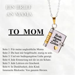 Mi Pequeña Estrella Book Necklaces Daughter Son My Little Star Openable Book Pendant Spanish Mi Campeón Necklace German Jewelry
