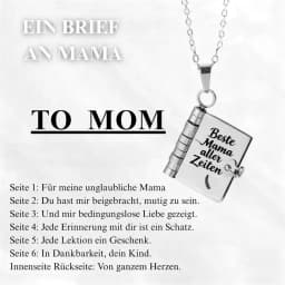 Mi Pequeña Estrella Book Necklaces Daughter Son My Little Star Openable Book Pendant Spanish Mi Campeón Necklace German Jewelry