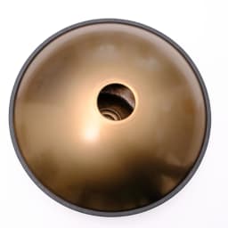 440/432Hz 12/10/9 Notes 22inch Carve Golden Handpan Drum D Minor Steel Tongue Drum Beginner Percussion Instrument Hand Drum Gift