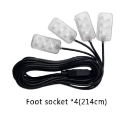 18/22 in 1 Atmosphere Light Parts 35/75CM 110CM Light Strip Speakers Extension Line Main/Sub Controller Foot Lamp Symphony Parts