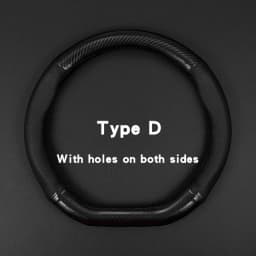 Universal Car Steering Wheel Cover Carbon Fiber Leather Three-dimensional Anti Slip, Timple And Fashionable Car Accessories