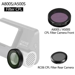 for 70mai Dash Cam A800s CPL Polarizing for 70mai pro plus+ A500s or RC06 Rear camera CPL Filter for 70mai A800s Static Sticker