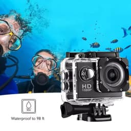 1080P Ultra HD Action Camera 2MP 900mAh Underwater Waterproof Case Outdoor Sports Helmet Video Recording Cameras