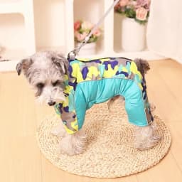 Waterproof Dog Jumpsuit Puppy Jacket For Small Dogs Coat With D-ring Winter Reflective Pet Overalls Camouflage Chihuahua Costume