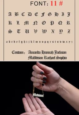 Custom Name Necklace Personalized Golden Choker Stainless Steel Necklaces For Women Man Customized Jewelry Couple Gift